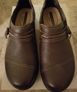 Clarks Brown Leather Shoes